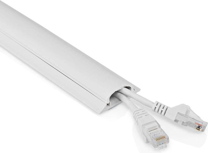 Produktbild Nedis Kabelmanagement | Röhre | 1 Stück | max. Kabeldicke: 16 mm | PVC | Weiss (Kabelkanal)