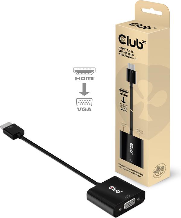 Productafbeelding Club 3D CAC-1302 (VGA, 24 cm)