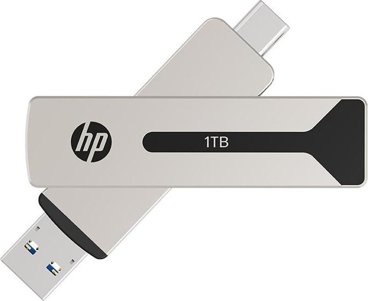 Actual product image PNY USB stick 1TB HP Solid State Grade OTG Type-C 911 Pro (1000 GB, USB-A, USB-C)