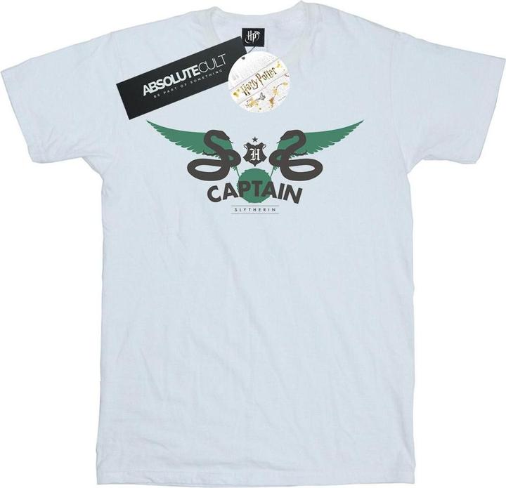 Actual product image Womens/Ladies Slytherin Captain Cotton Boyfriend T-Shirt (L)
