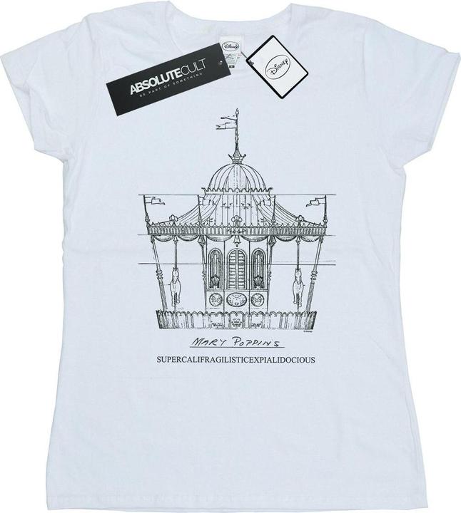 Produktbild Disney Mary Poppins Carousel Sketch TShirt (S)