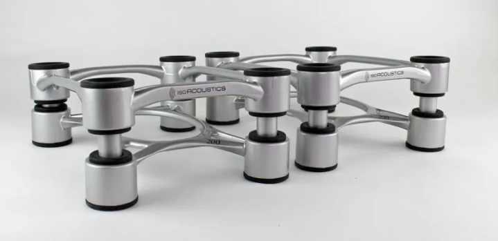 Image du produit Isoacoustics Aperta 200 Speaker Ontkoppeling Stands, Per Paar, Alu-Zilver (1 paire)