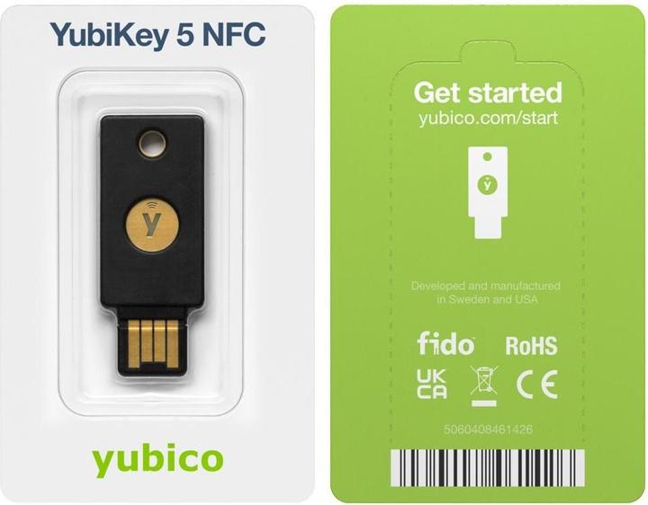 Image du produit Yubico YubiKey 5 NFC