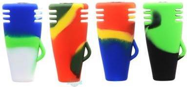 Actual product image Tamar Silicone whistle glow key ring