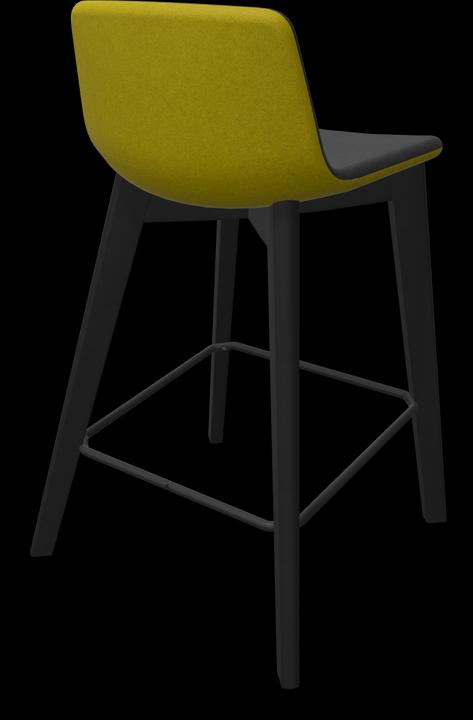Black, Mustard, Ash stained black