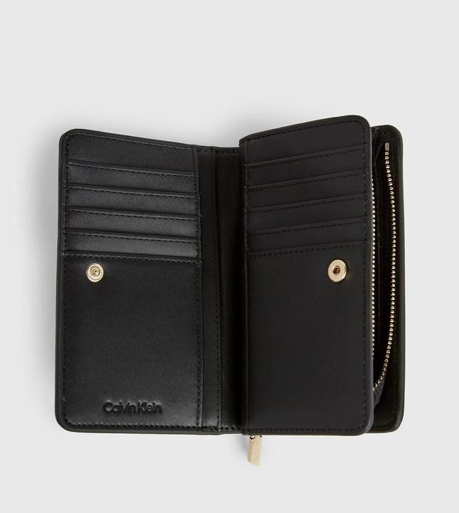 Image du produit Calvin Klein Porte-monnaie pour femme Re-Lock Bifold French Wallet Grand, Noir (Ck Black), Taille unique