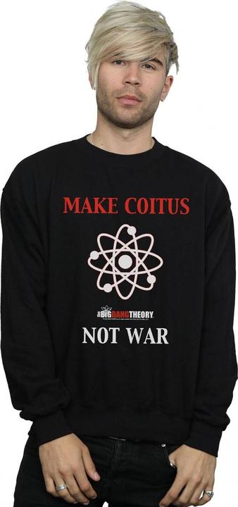 Image du produit Dam Mens Make Coitus Not War Sweatshirt en coton (4XL)