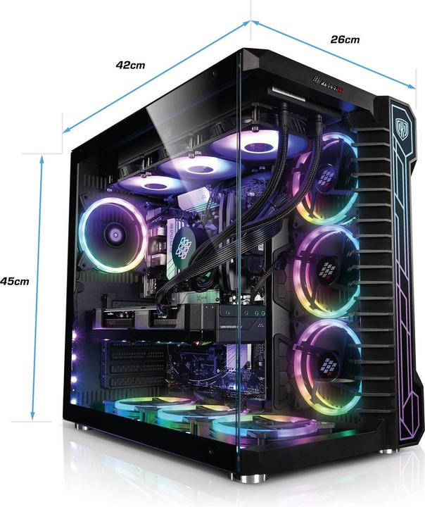 Produktbild Kiebel Panorama XL VII (AMD Ryzen 7 7800X3D, 32 GB, 1000 GB, GeForce RTX 4070 Super)