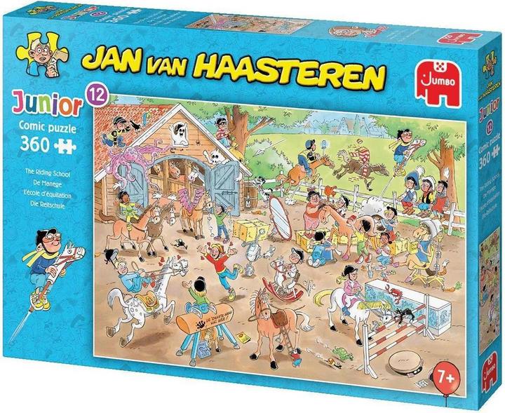 Actual product image Jan van Haasteren Puzzle Junior - The Riding School, 360st. (360 pieces)