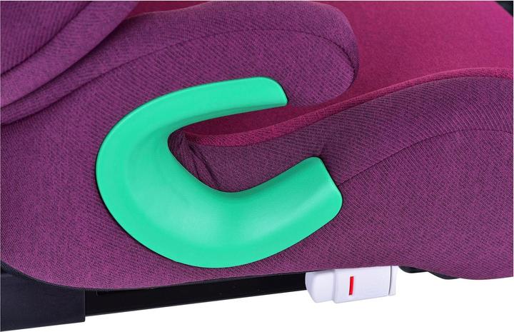 Actual product image KinderKraft Junior Fix 2 I-Size Cherry Pearl (Child seat, ECE R129/i-Size Standard)