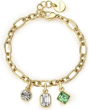 Produktbild Brosway Beautiful Gold-Plated Bracelet With Pendants Symphonia Bym196
