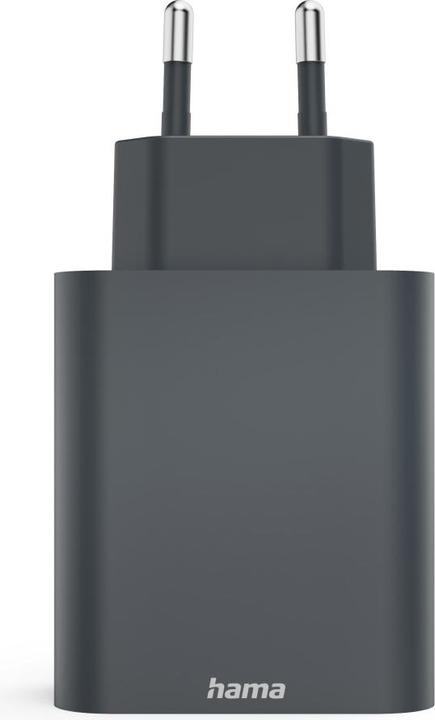 Productafbeelding Hama Snellader, 2x USB-C, USB-A, PD, 65W, antraciet (65 W)