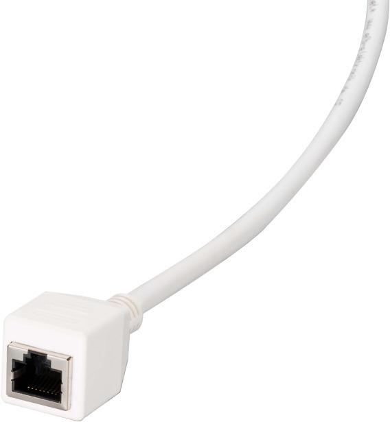 Image du produit EFB Elektronik RJ45 Rallonge de câble patch Cat.6A, S/FTP, AWG26, blanc, 5m (S/FTP, CAT6a, 5 m)
