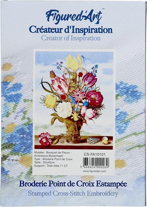 Produktbild Figured'Art Kreuzstich-Set Schmetterling und Farben