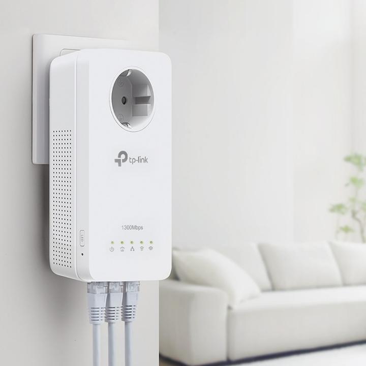 Image du produit TP-Link AV1200 Gigabit Passthrough Powerline ac WLAN KIT, jusqu'à 1200MBit/s (1350 Mbit/s)