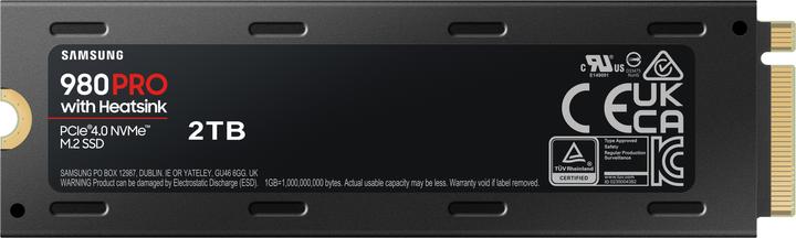 Produktbild Samsung 980 Pro mit Heatsink (2000 GB, M.2 2280)