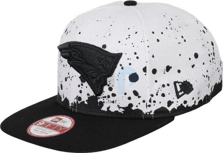 New Era NFL - New England Patriots - Splatter Hat 9fifty Cap Weiss SM (54, 55, 56, 57)