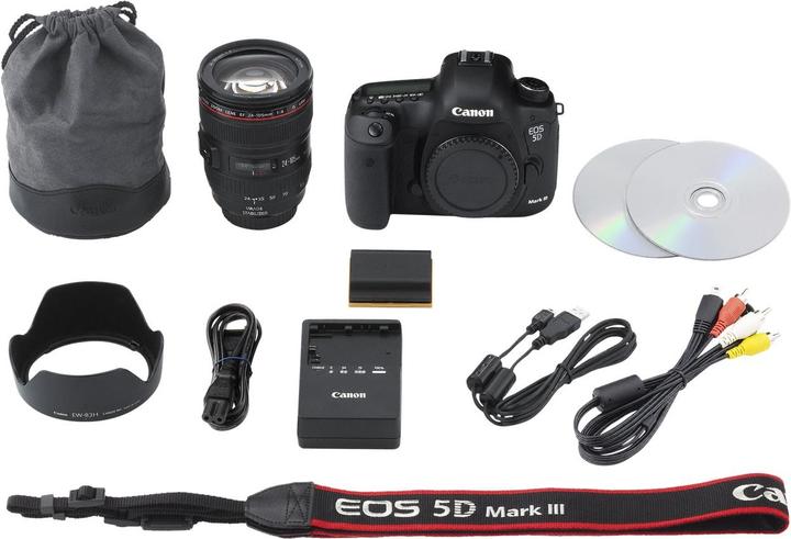 Produktbild Canon EOS 5D Mark III 24-105mm Kit (Vollformat)