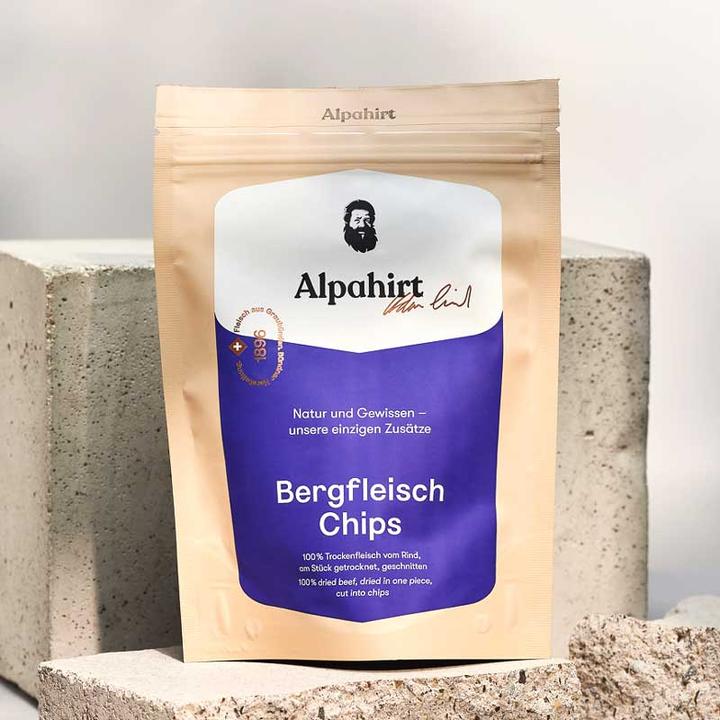 Actual product image Alpahirt Mountain meat chips (100 g)