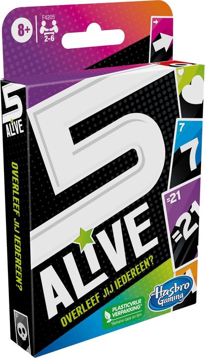 Produktbild Hasbro Gaming 5 Alive Kartenspiel (Niederländisch)
