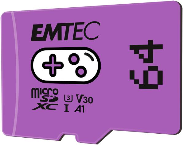 Immagine prodotto Emtec Scheda MicroSD SDXC CL.10 UHS1 U3 V30 Gaming (64 GB, microSDXC, U1, UHS-I)
