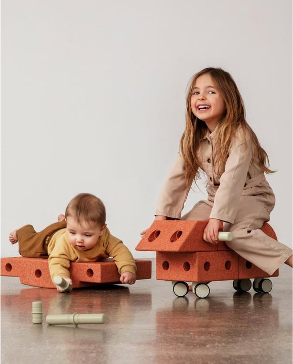 Image du produit Modu Explorer-Set - Jeu de construction Jouet d'équilibre, toboggan, bascule
