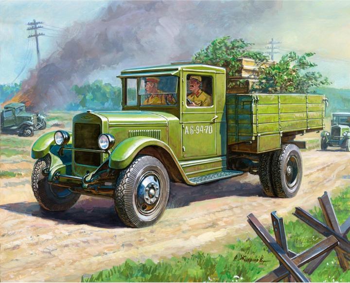 Image du produit Tamiya 1:100 WWII Camion de transport soviétique ZIS-5