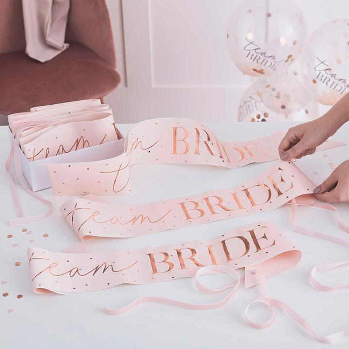 Image du produit Ginger Ray Écharpe Team Bride or rose