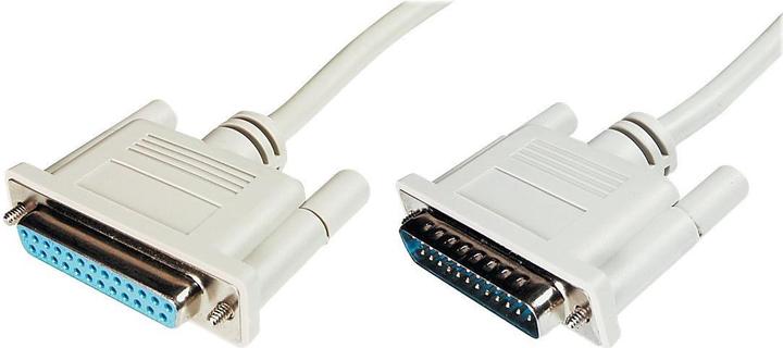 Produktbild Digitus ASSMANN Datatransfer Verlängerungskabel D-Sub25 St/Bu 5,0m Seriell/Parallel vergossen be (5 m, Parallel (Drucker))