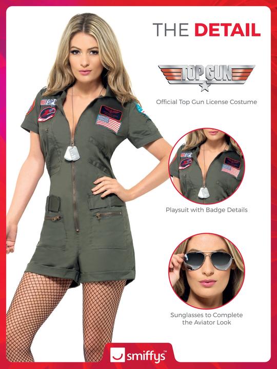 Produktbild Smiffys Top Gun (S)