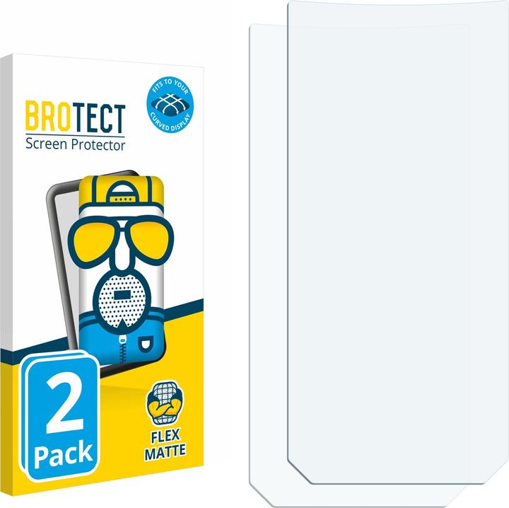 Productafbeelding BROTECT Fullscreen Schutzfolie Displayschutz Folie Matt Entspiegelungsfolie (2 Stuk, Ulefone pantser)