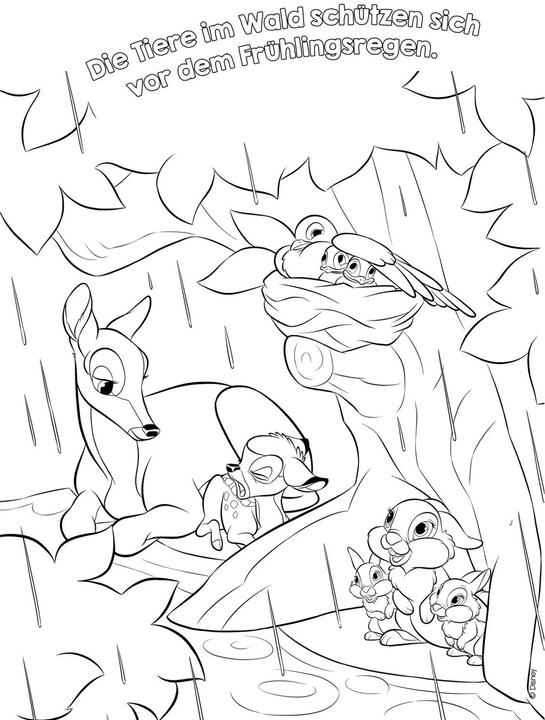 Immagine prodotto Disney: immagini di primavera da colorare