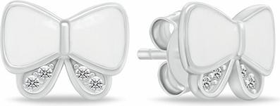 Brilio Silver - Decent silver earrings Cake EA1085W