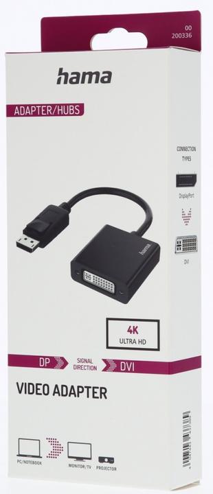 Actual product image Hama DisplayPort/DVI-Adapter (DVI, DP)