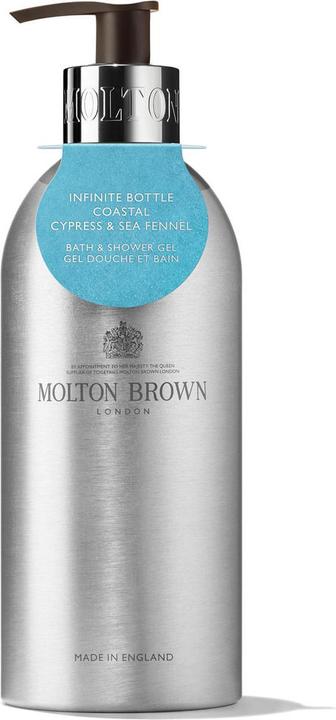 Molton Brown Coastal Cypress & Sea Fennel Infinite Bottle Bath & Shower Gel