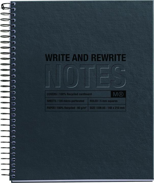 Actual product image Miquelrius Message Notebook (A5, Checked, Hardcover)