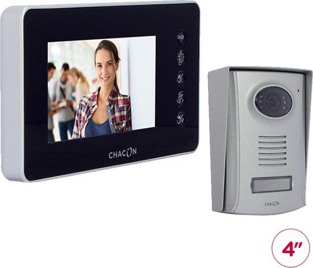 Image du produit Chacon Portier vidéophone noir avec écran 43