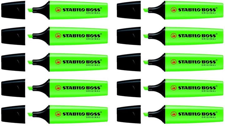 Actual product image STABILO Highlighter green, box of 10 (Green, 5 mm, 10 x)