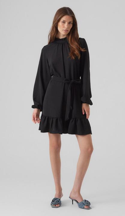 Actual product image Vero Moda Vmsnora Ls High Neck Short Dress Vma Dress (XS)