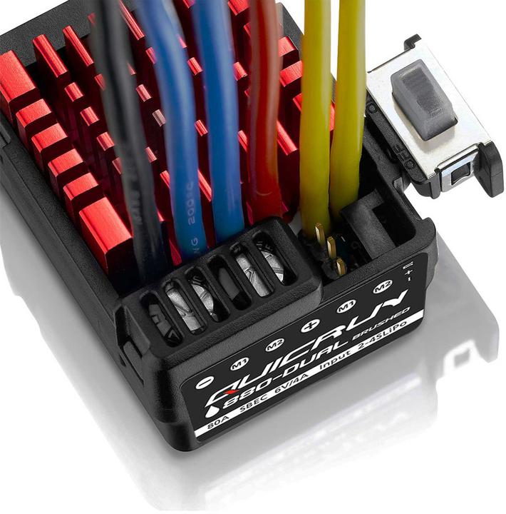 Immagine prodotto Hobbywing QuicRun Regler 0880 Dual Brushed 80A WP