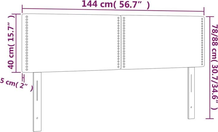 Produktbild VidaXL Thorn (144 x 5 x 88 cm)