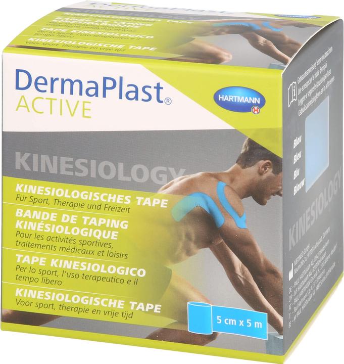 Actual product image Hartmann DermaPlast Active Kinesiology Tape blue 5cm x 5m, 1 pc (5 m)