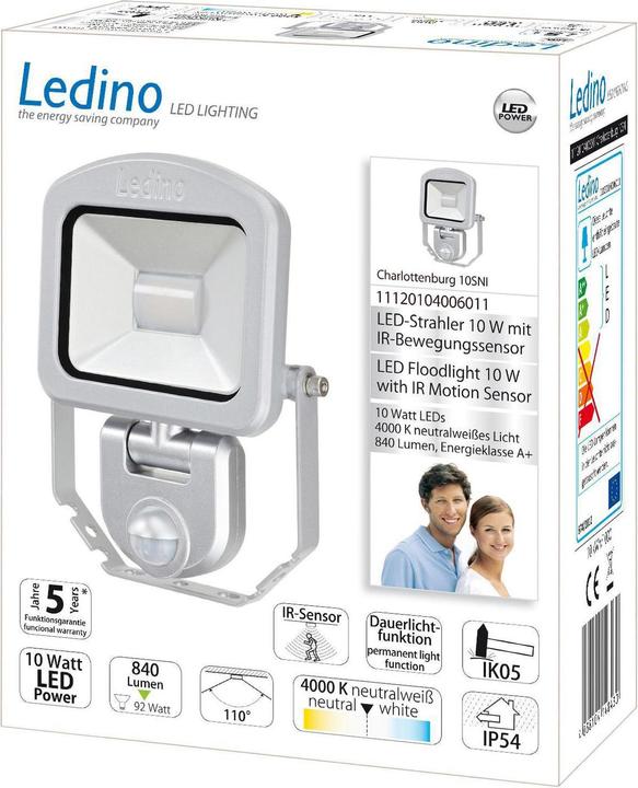 Produktbild Ledino LED-Strahler m. Sensor (840 lm, IP54)