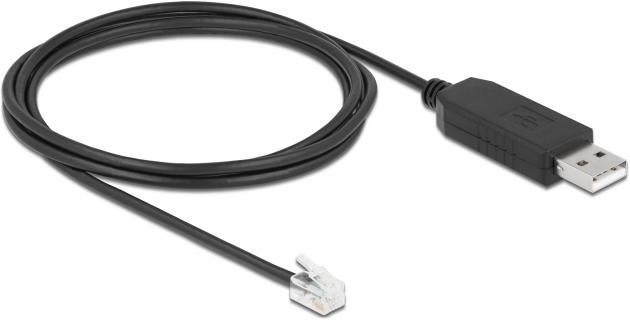 Immagine prodotto Delock Cavo adattatore da USB tipo A a seriale RS-232 RJ9/RJ10 con protezione ESD Celestron NexStar 2 m (2 m)