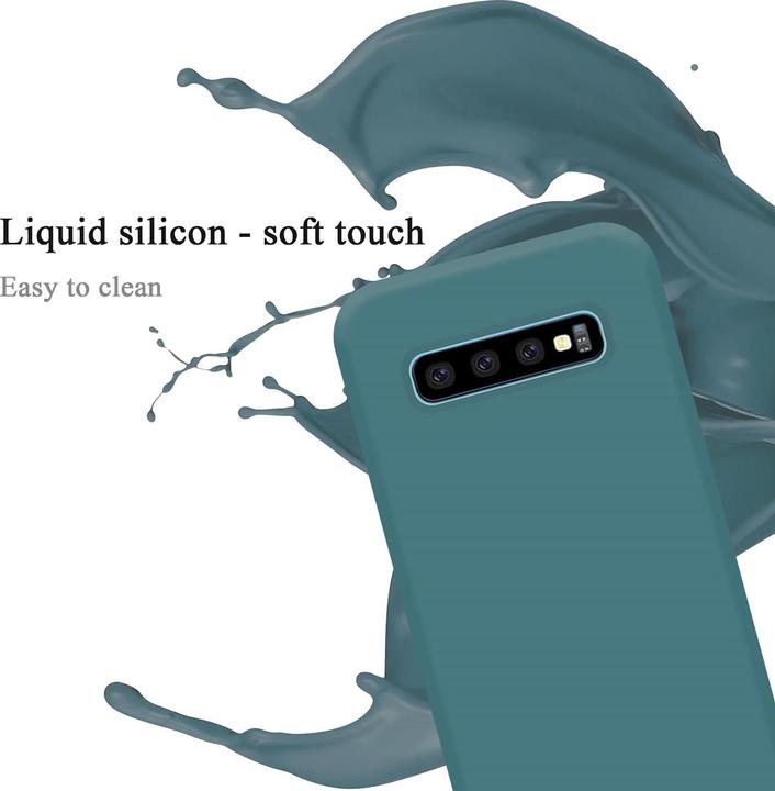 Productafbeelding Cadorabo TPU Liquid Silicone Case Cover (Samsung Galaxy S10+)