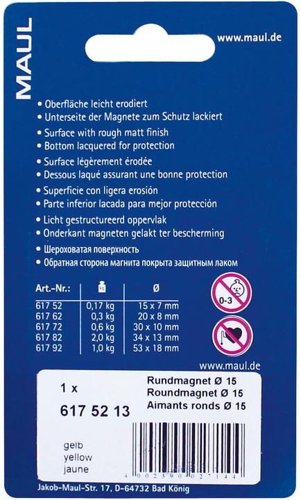 Produktbild Maul pro Magnet (8 x)