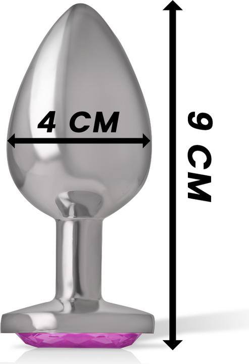 Immagine prodotto Intense Plug Anale In Metallo Alluminio Cuore Rosa Taglia L