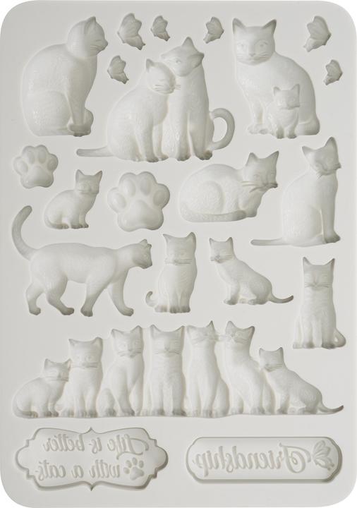Image du produit Stamperia Moule en silicone "Orchids and Cats - Cats