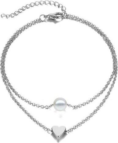 MU Style Fusskette (Metall, 22 cm)