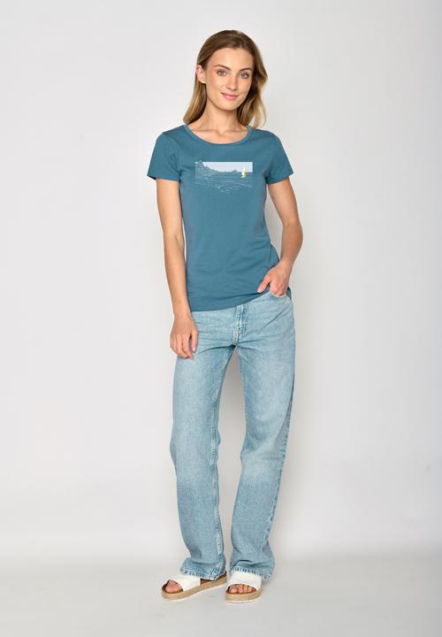 Produktbild Greenbomb Women's Nature Set Sail Loves T-Shirt (XL)